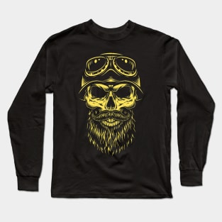 Vintage Skull Rider - Biker Gangs and Motorcycles Long Sleeve T-Shirt